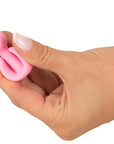 Cuties analplugg rosa – 8,4 cm med sammetslen yta