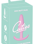 Förpackning till Cuties Mini Buttplug i rosa