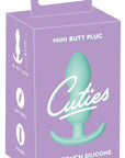 Förpackning till Cuties Mini Buttplug i mintgrönt