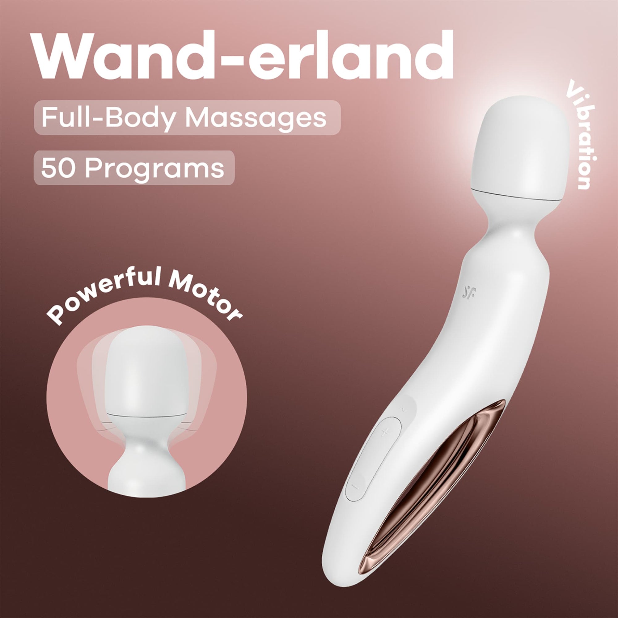 Satisfyer Wand-erland White - Köp nu hos Lustly.se