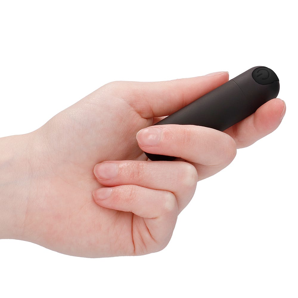 10 Speed Rechargeable Bullet Black - Lustly
