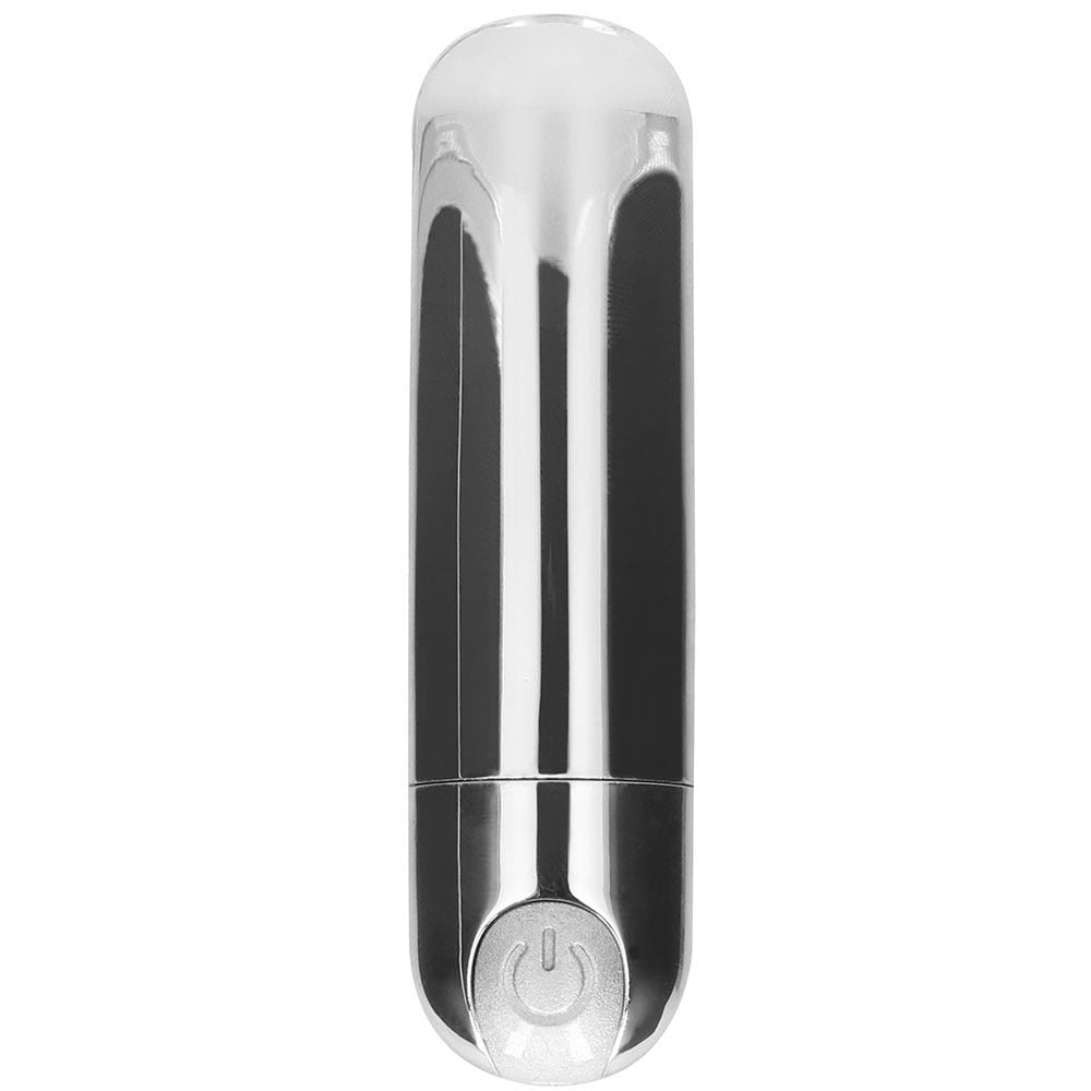 10 Speed Rechargeable Bullet Silver - Lustly