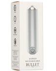 10 Speed Rechargeable Bullet Silver - Lustly