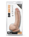 Bild på kartongen som DR. SKIN Mr. Mayor Dildo 23cm Beige kommer i