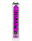 Clone-A-Willy Neon Purple kit med avgjutningspulver, silikon och vibrator