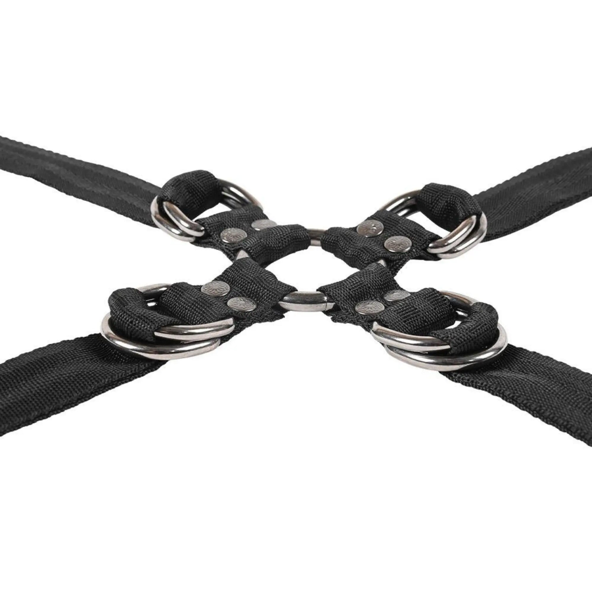 Detaljbild på Sportsheets Velvet Noir Justerbart Hogtie Set