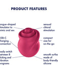 Product features för Satisfyer Tongue Twister