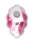 Närbild på Satisfyer Cloud Dancer Red Print Lufttrycksvibrator