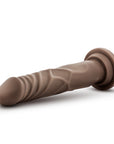 Dr. Skin realistisk dildo i chocolate, kan användas i strap-on-sele