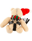 Bild på Bad Kitty S&M Teddy Winter Edition Nyckelring tagen bakifrån