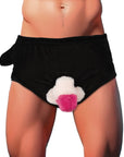 Man har på sig ett par Penis Briefs Skämtartikel
