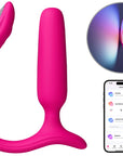 Lovense Lush Anal – rosa app-styrd vibrerande analplugg i silikon