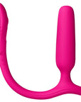 Rosa Lovense Lush Anal med konisk form och LED-detalj på basen