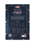 Bilden visar Naughty & Nice Adventskalender 2025 baksida