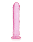Rosa RealRock dildo 23 cm – ftalatfri och vattentät TPE