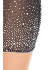 Rhinestone Crop Top Set