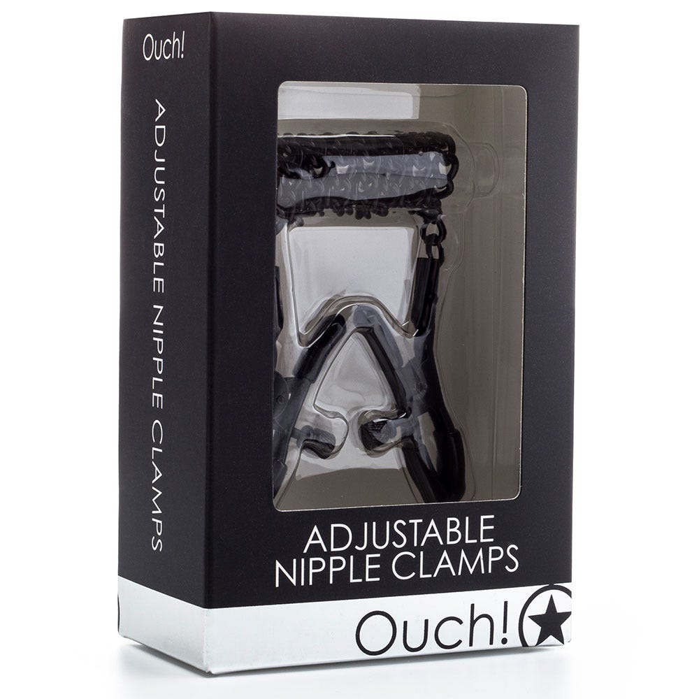 Adjustable Nipple Clamps Svart - Lustly