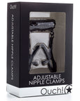 Adjustable Nipple Clamps Svart - Lustly