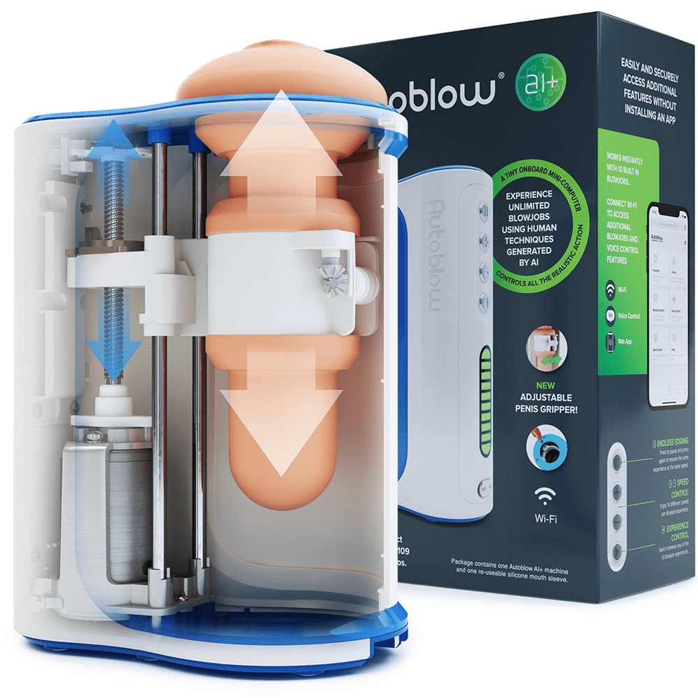 Autoblow AI+ Machine Avsugningssimulator - Lustly