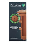 Autoblow A.I. Silicone Anus Sleeve - Brown - Lustly