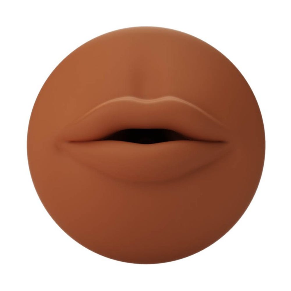 Autoblow A.I. Silicone Mouth Sleeve - Brown - Lustly