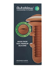 Autoblow A.I. Silicone Mouth Sleeve - Brown - Lustly