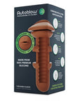Autoblow A.I. Silicone Mouth Sleeve - Brown - Lustly