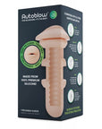 Autoblow A.I. Silicone Mouth Sleeve - Flesh - Lustly