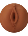 Autoblow A.I. Silicone Vagina Sleeve - Brown - Lustly