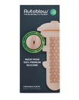Autoblow A.I. Silicone Vagina Sleeve - Flesh - Lustly