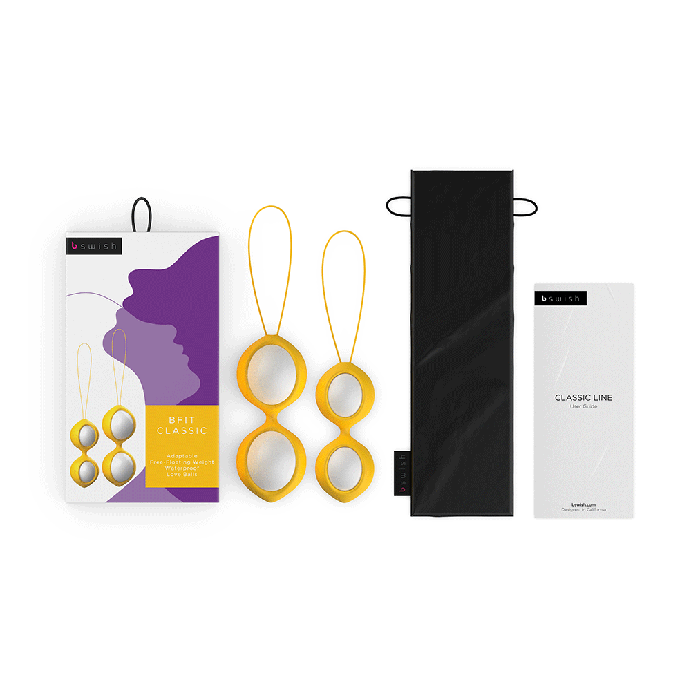 B Swish Bfit Classic Knipkulor Gul - Lustly