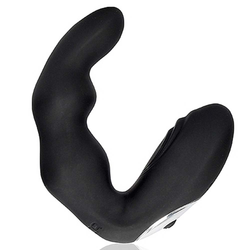 Bent Vibrating Prostate Massager with Remote Control - Lustly