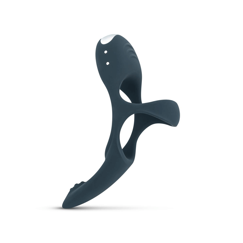 Boners Triple Vibrerande Penis - & Pungring - Lustly