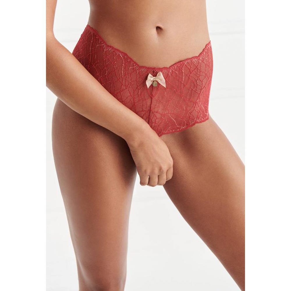 Bracli Sydney Panty Röd Pärlstring - Lustly