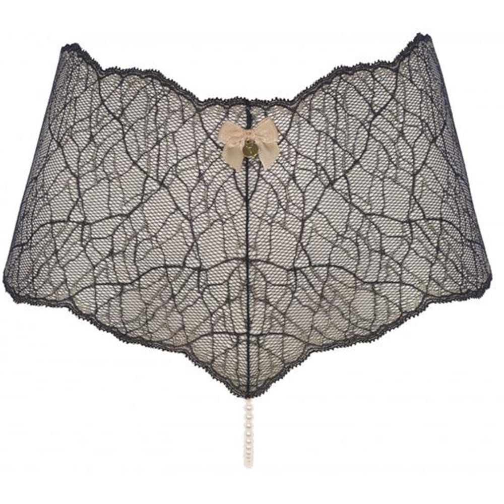 Bracli Sydney Panty Svart Pärlstring - Lustly