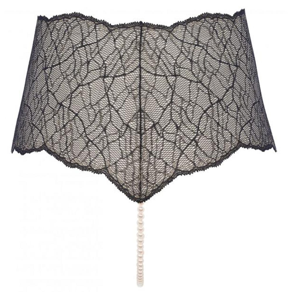 Bracli Sydney Panty Svart Pärlstring - Lustly