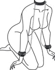 Collar & Wrist Restraint Set - Lustly