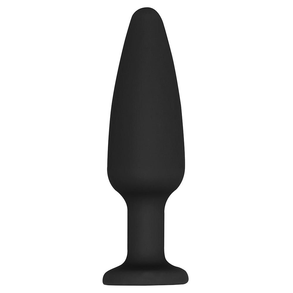 Cone Shaped Diamond Butt Plug Black - Lustly