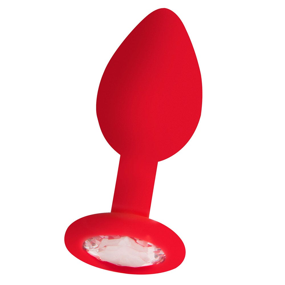 Diamond Butt Plug Red - Lustly