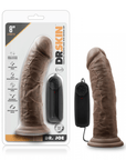 Dr. Joe Realistic Vibrator 20cm Chocolate - Lustly