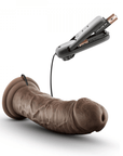 Dr. Joe Realistic Vibrator 20cm Chocolate - Lustly