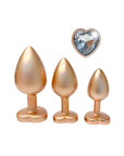DreamToys Gleaming Love Gold Buttplug Set - Lustly