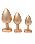 DreamToys Gleaming Love Gold Buttplug Set - Lustly