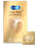 Durex real feel 10 - pack Tunna & Latexfria Kondomer - Lustly