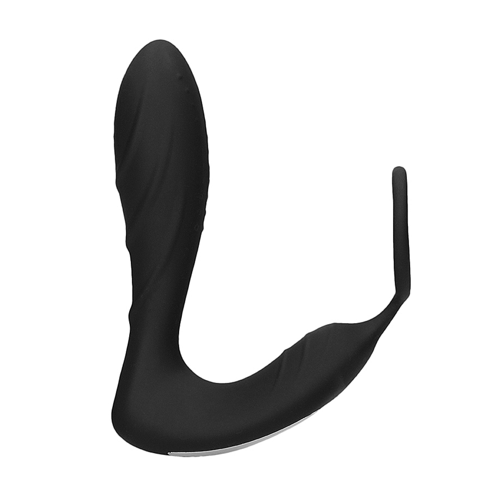 E - stim Vibrerande Buttplug & Penisring - Lustly