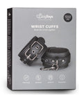 Easytoys Black Leather Handcuffs - Lustly