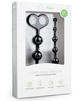 Easytoys Long Anal Beads Black - Lustly