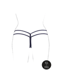Ella Elastic Mesh Thong with Sliders Queen Size - Lustly