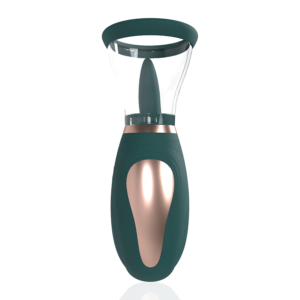 Enhance Vulva and Breast Pump Forest Green - Lustly