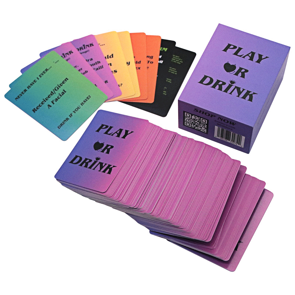 Exhilora Play or Drink Spelkort - Lustly